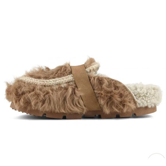 MOU - Winter Bio Checkiang w/ Buckle in Tan - Size 41 - Picture 6 of 10